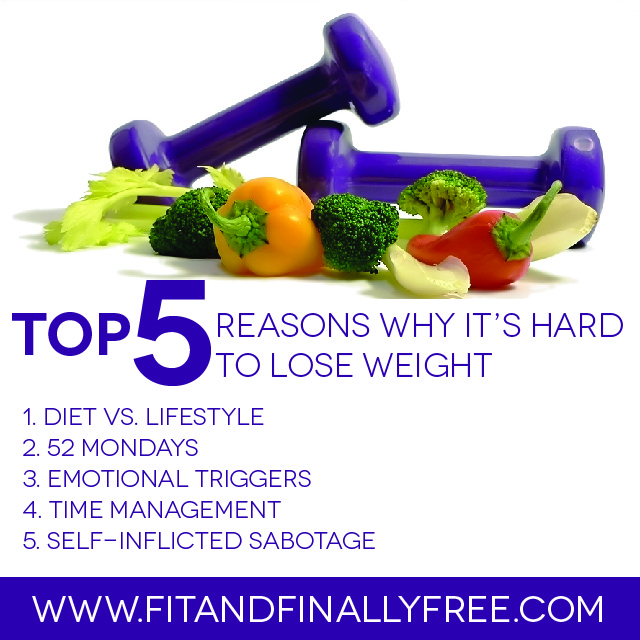 5 reasons why its hard to lose weight
